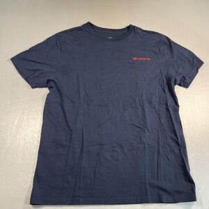 Costa Shirt Mens Large Navy Blue Crab Graphic Tee Short Sleeve Fishing Outdoors